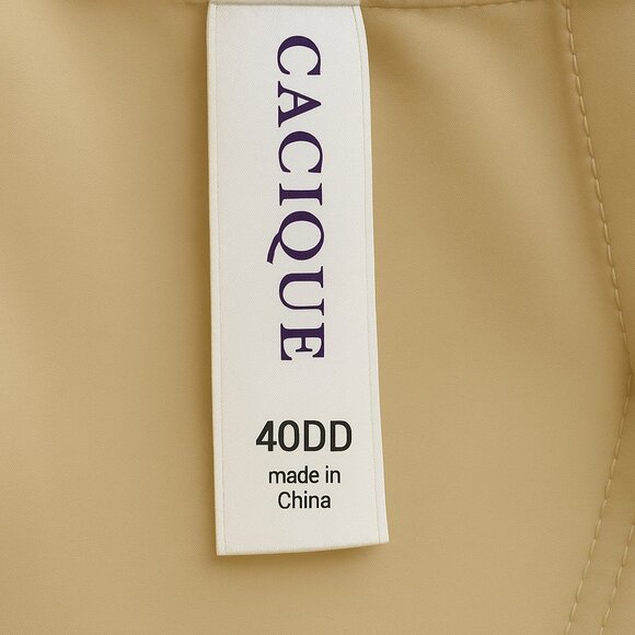 FLAW - Cacique Lane Bryant Bra Comfort Bliss Lightly Lined No Wire 40DD Cafe - Picture 6 of 10